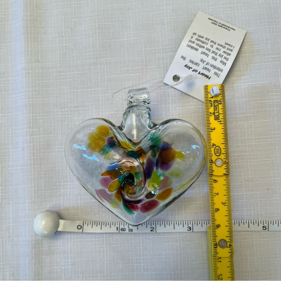 Kitras Art Glass Heart of Joy NIB - Picture 6 of 7